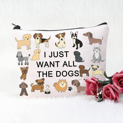 Dog Lover Gift - Dog Mom Cosmetic Bag ()
